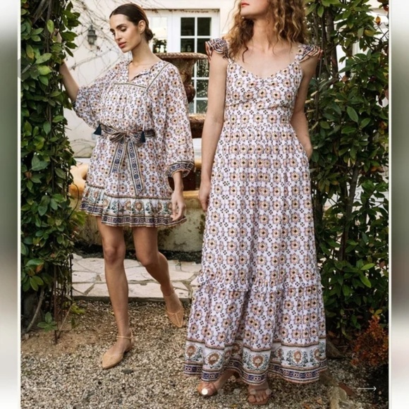 Cleobella Nica maxi dress Marrakesh print NWT Size XL - Picture 12 of 12